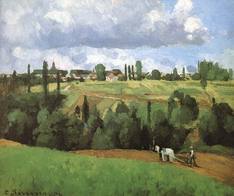 Camille Pissarro Pang plans scenery Schwarz Sweden oil painting art